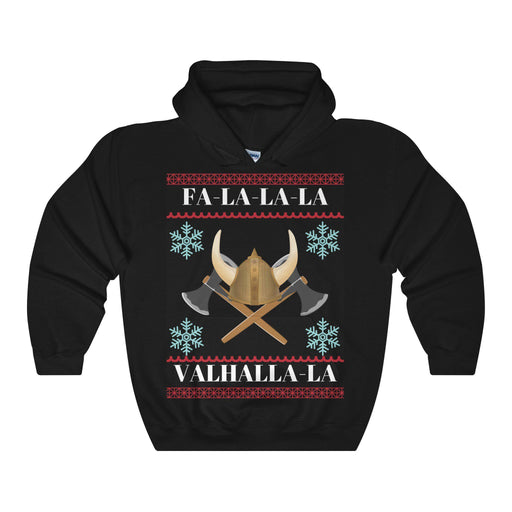 Valhalla Christmas Hoodie-VikingStyle