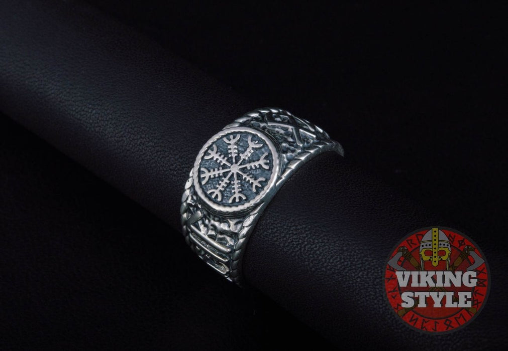 Ægishjálmur Ring - Odin Collection, 925 Silver