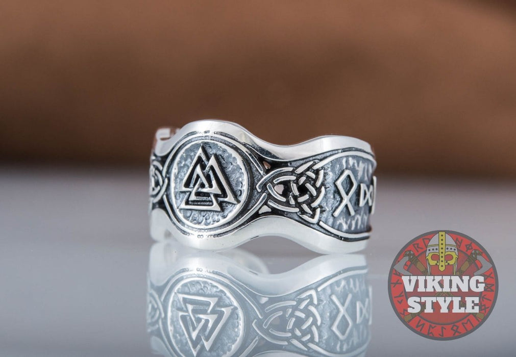 Valknut Ring II - Odin Collection, 925 Silver