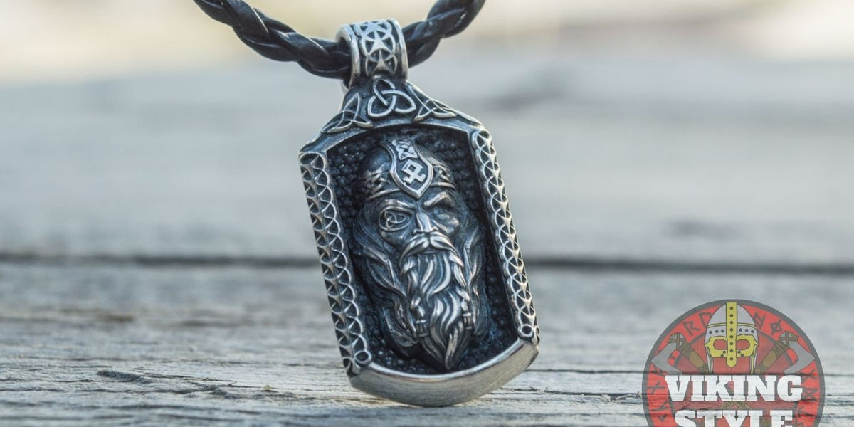 Odin Pendant 925 Silver — VikingStyle