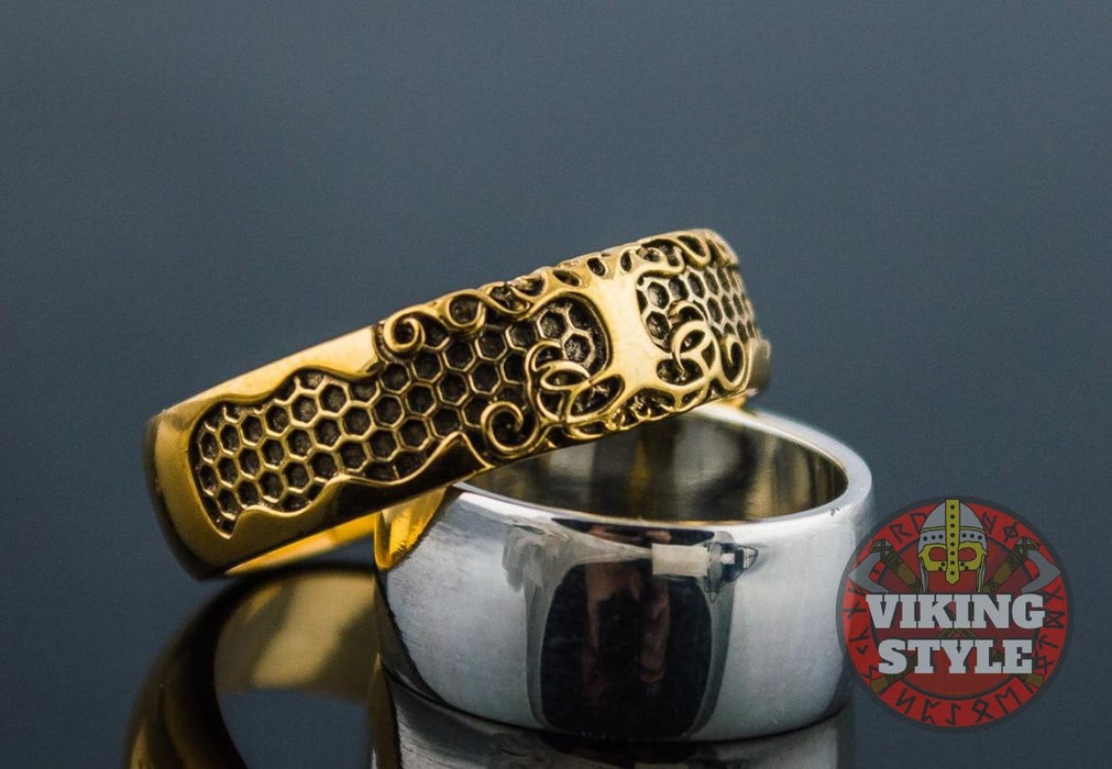 Yggdrasil Ring - Tree of Life, Gold
