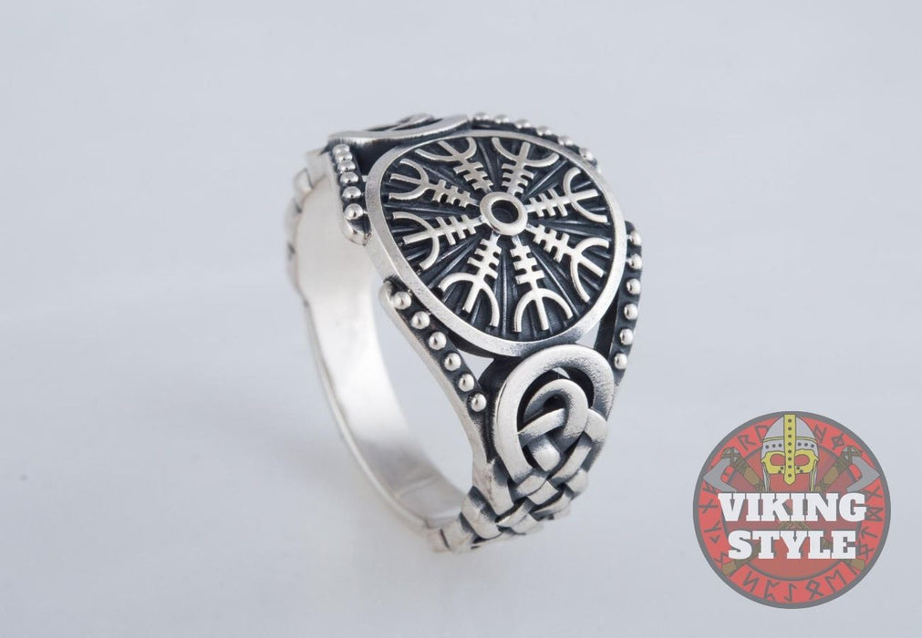 Ægishjálmur Ring - Endless Knot, 925 Silver