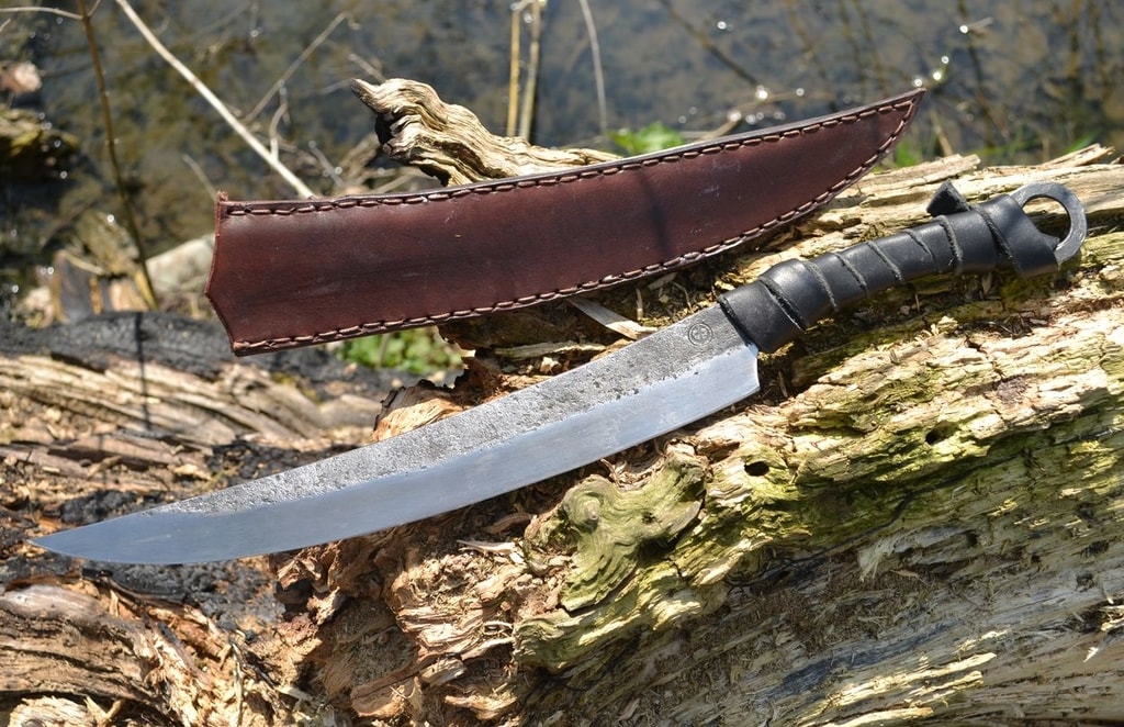 Long Hand Forged Viking Knife — VikingStyle