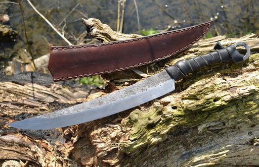 Long Hand Forged Viking Knife