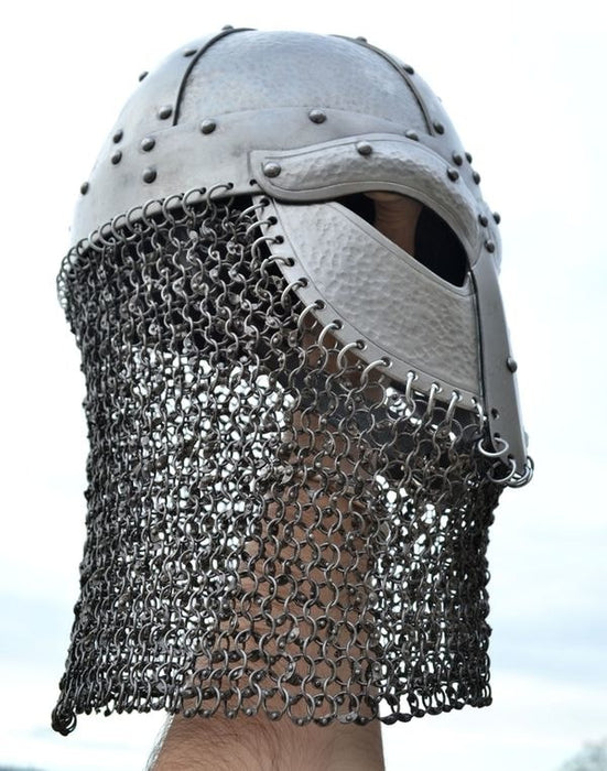 Reinforced Metal Viking Helmet