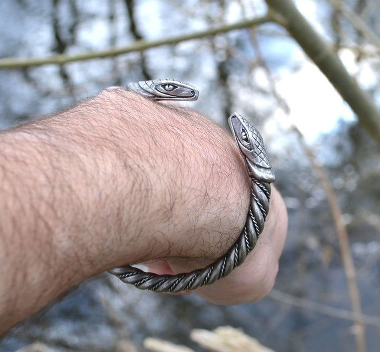 Traditional Viking Arm Ring - Serpent-VikingStyle