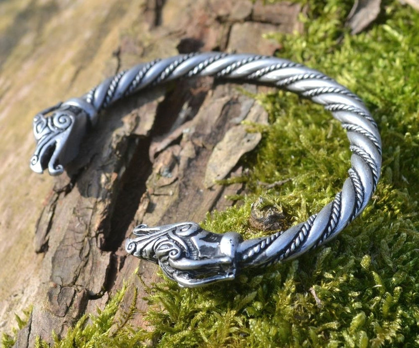 Traditional Viking Arm Ring - Norse Dragon-VikingStyle
