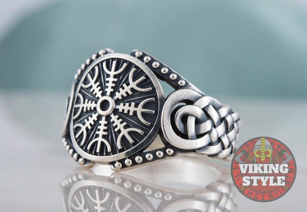 Ægishjálmur Ring - Endless Knot, 925 Silver