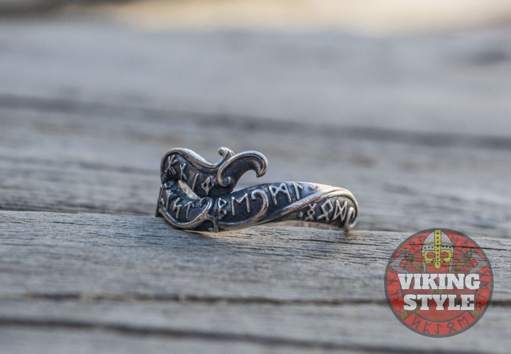 Runic Ring - Root, 925 Silver