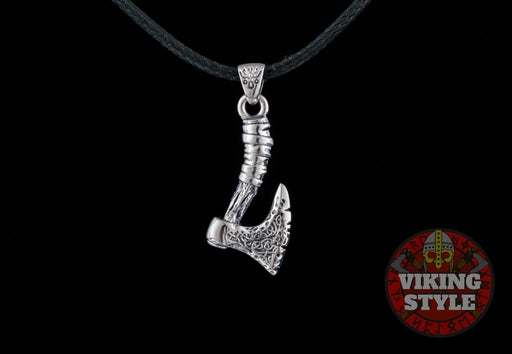Viking Necklaces - Viking Axe Pendant Silver