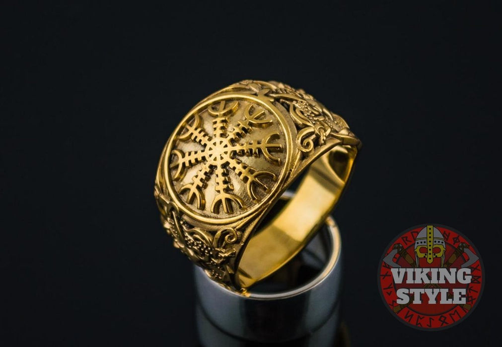 Ægishjálmur Ring - Mammen, Gold