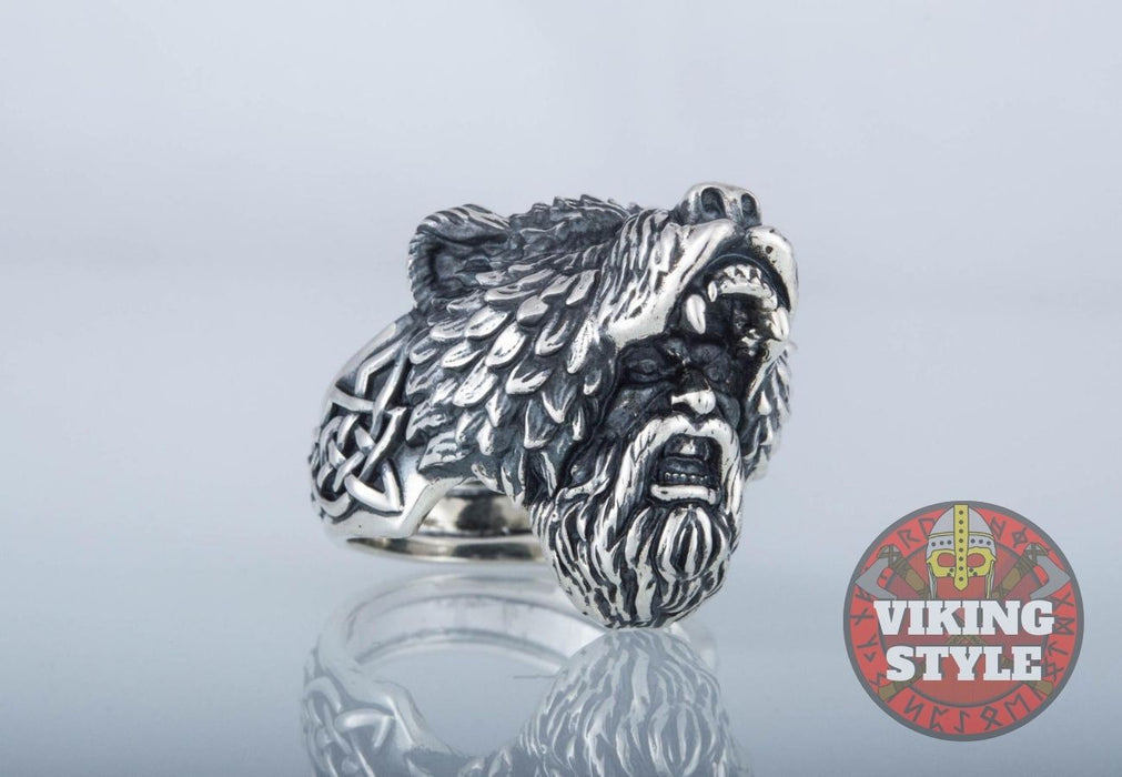 Viking Ring - Berserker, 925 Silver