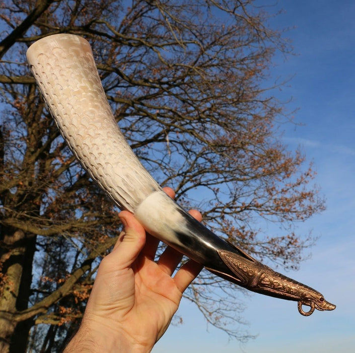 Premium Borre Hand Crafted Drinking Horn