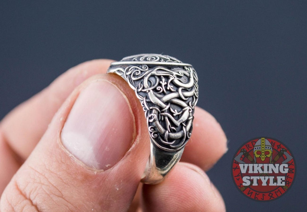 Valknut Ring - Urnes, 925 Silver