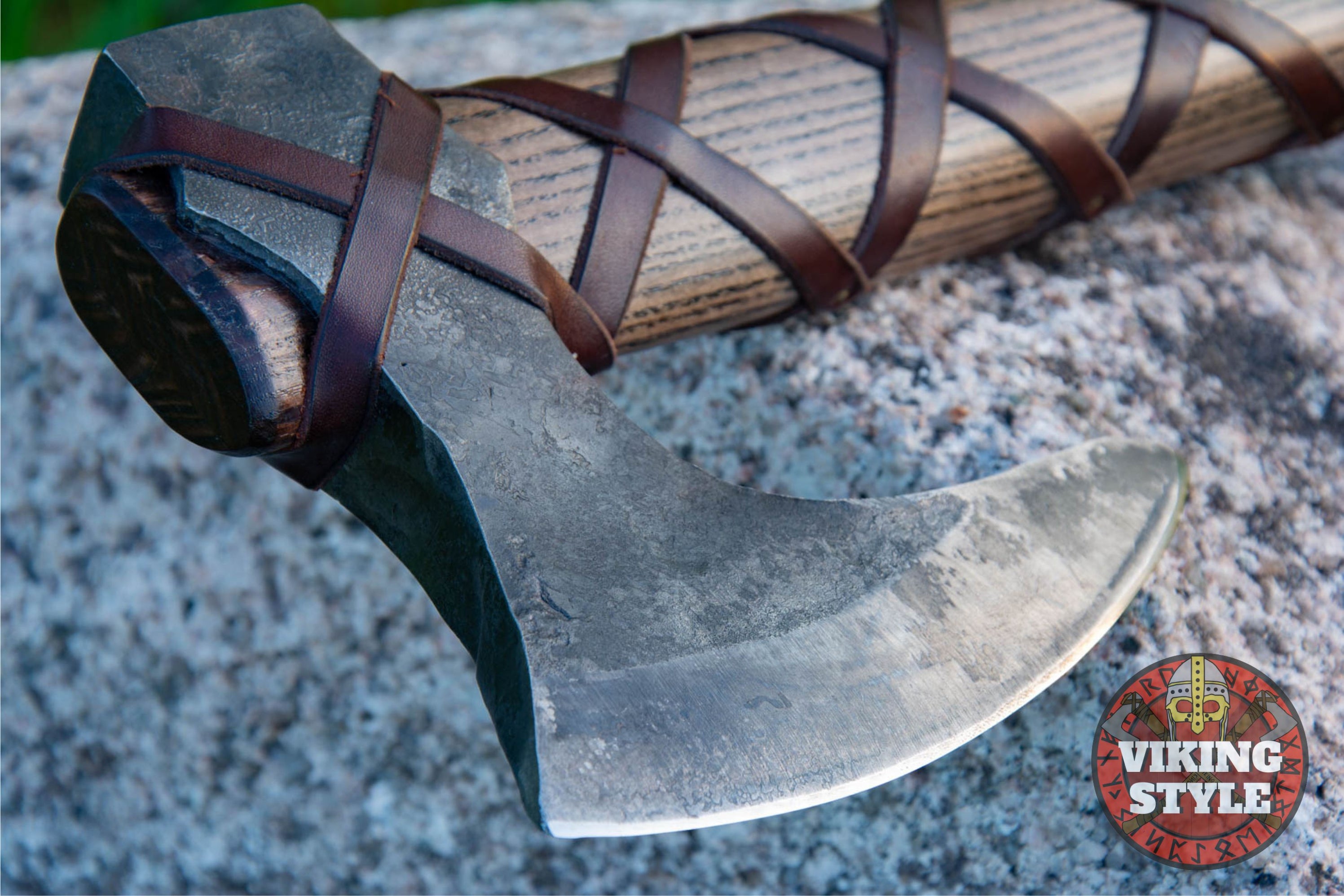 Hand Forged Ragnar Axe — VikingStyle