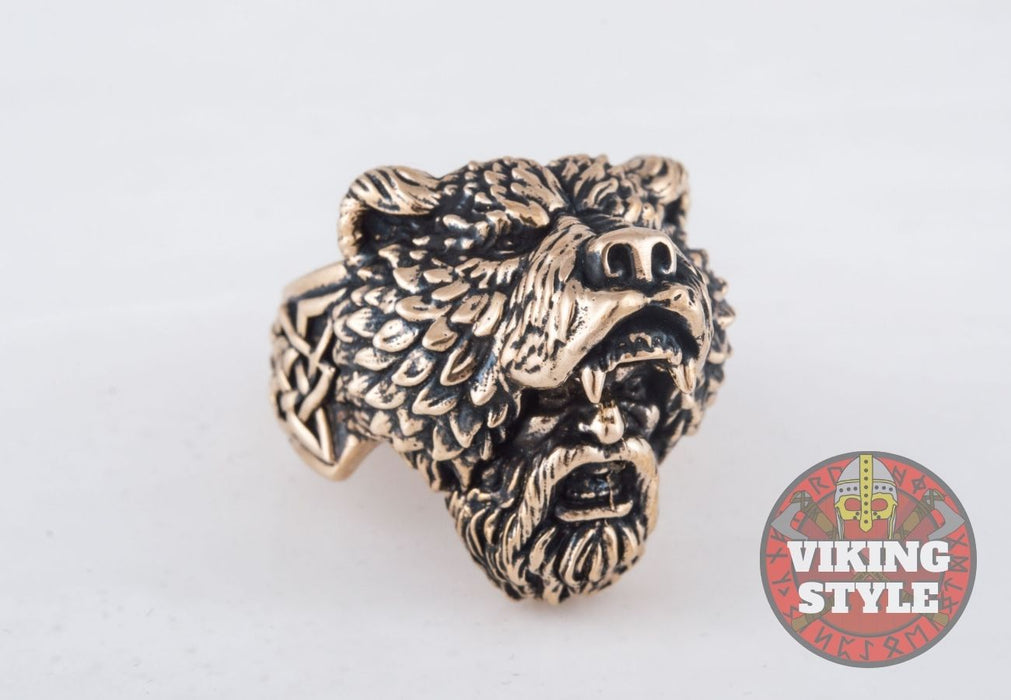 Viking Ring - Berserker, Bronze