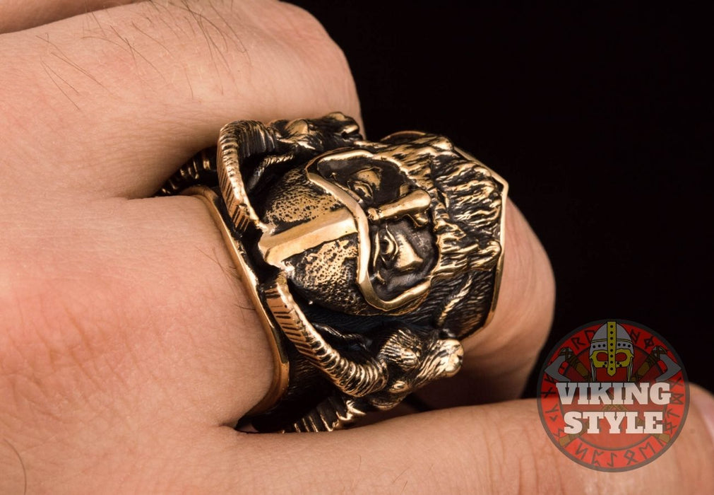 Viking Ring - Ram, Bronze