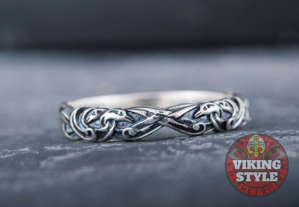 Norse Band Ring - 925 Silver