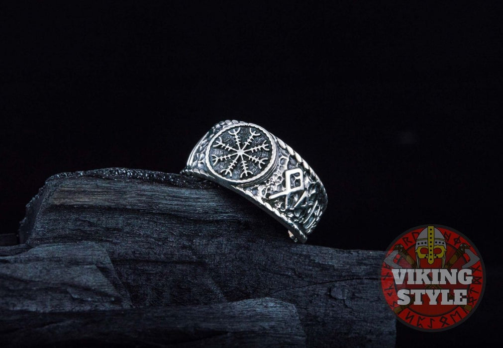 Ægishjálmur Ring - Odin Collection, 925 Silver