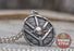 Viking Shield Pendant - Fehu, 925 Silver