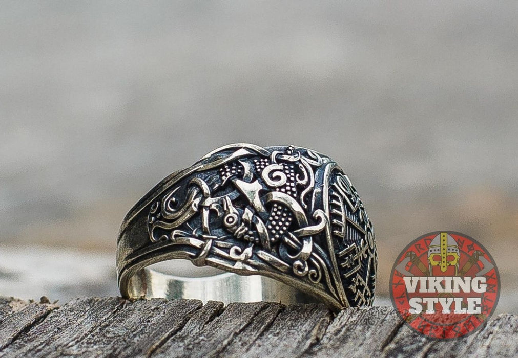 Vegvísir Ring - Mammen, 925 Silver