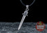 Viking Sword Pendant - 925 Silver