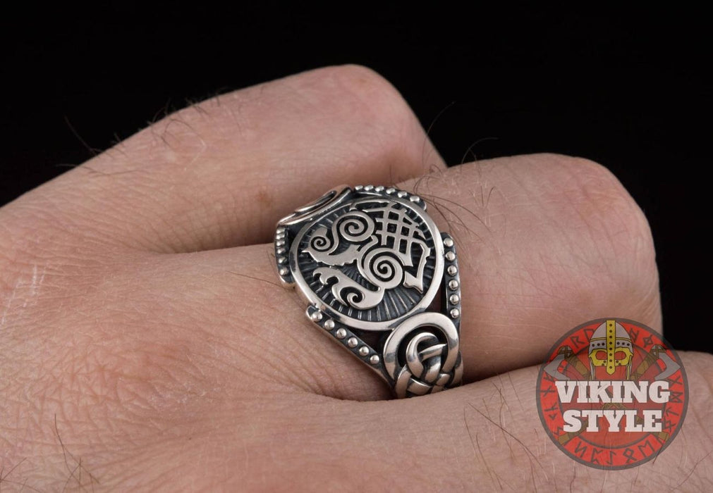 Sleipnir Ring - Endless Knot, 925 Silver