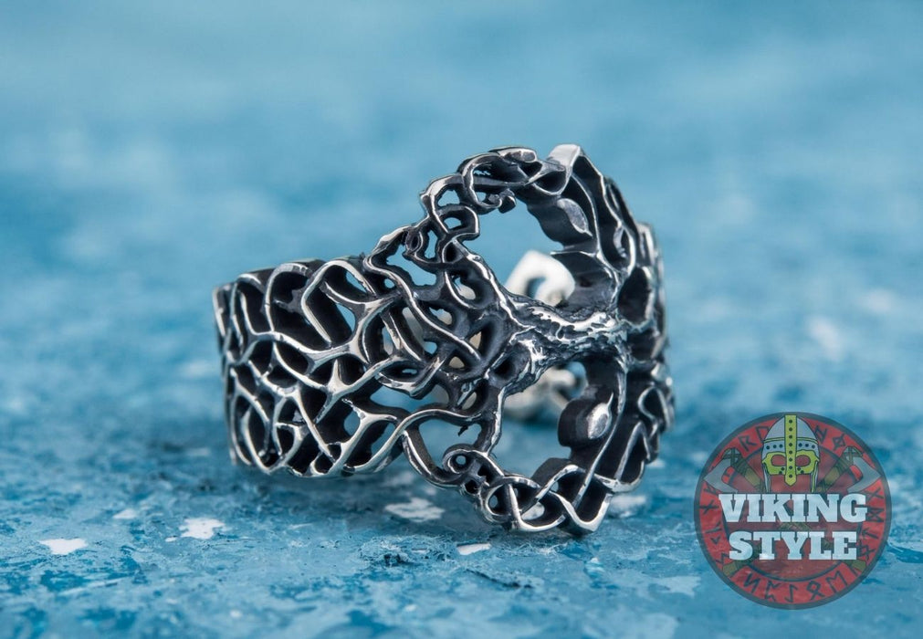 Yggdrasil Ring - Tree of Life, 925 Silver