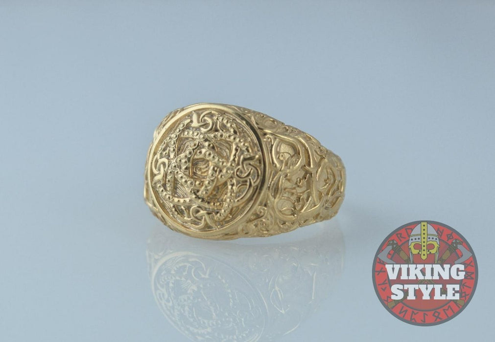 Jörmungandr Ring - Urnes, Gold