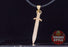 Viking Sword Pendant II - Gold