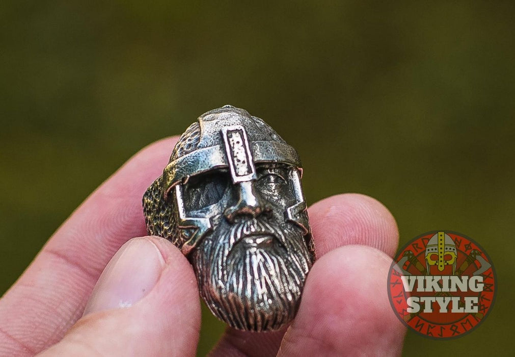 Viking Helmet Ring - Odin, 925 Silver