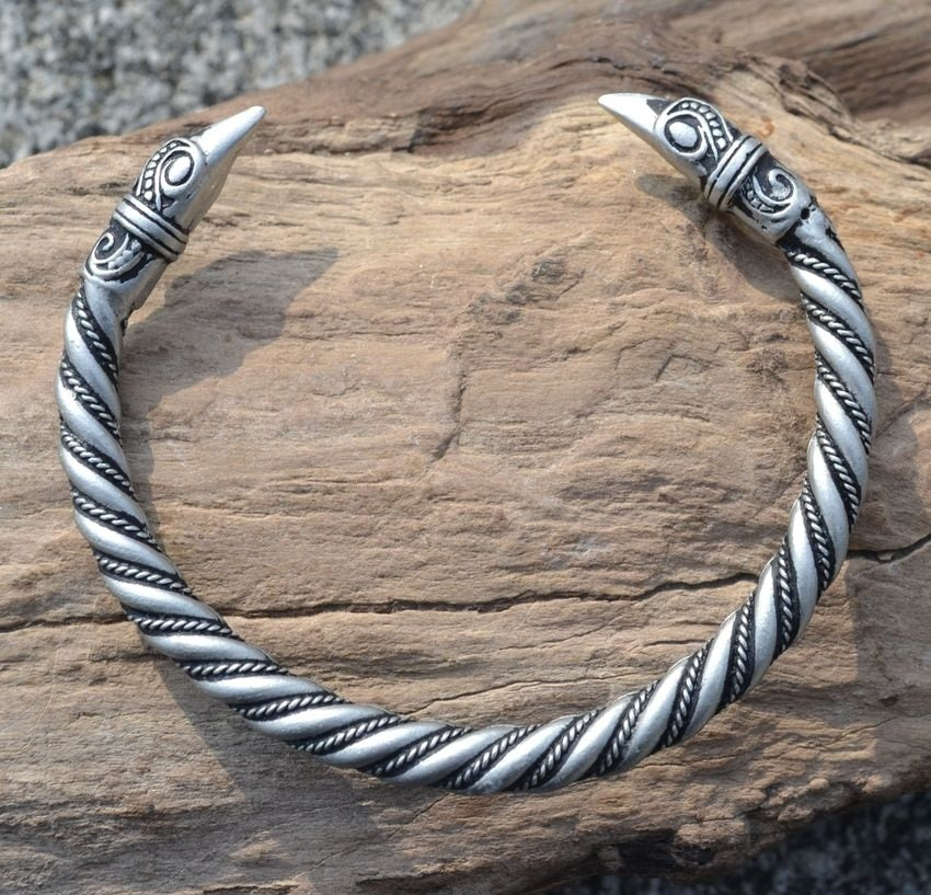 Traditional Viking Arm Ring - Raven — VikingStyle