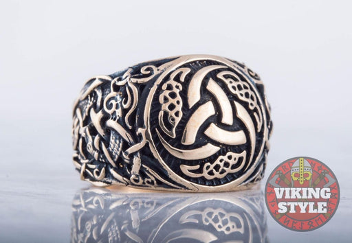 Viking Rings - Tri-horn Bronze Ring