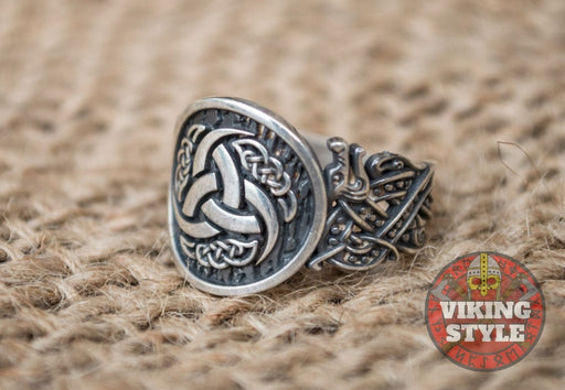Tri-Horn Ring - Wolf, 925 Silver