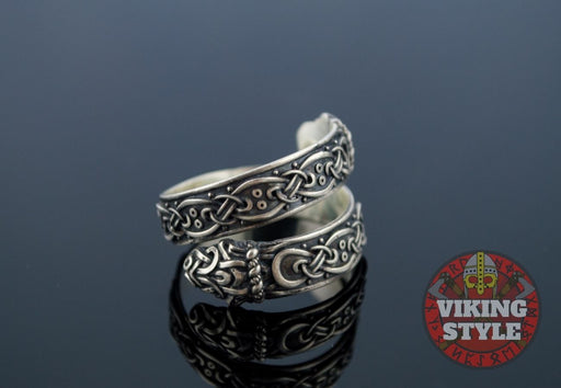 Adjustable Ring II - Endless Knot, 925 Silver
