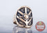 Viking Shield Ring - Fehu, Bronze