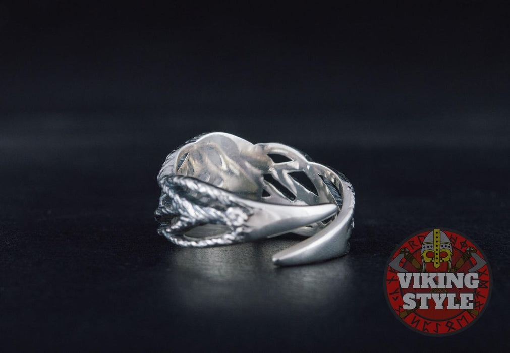 Valknut Ring - Tree of Life, 925 Silver