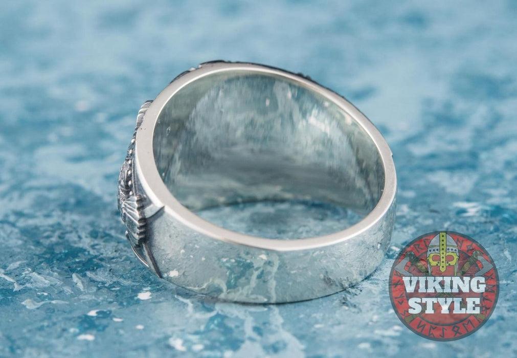 Valknut Ring - Corvus, 925 Silver