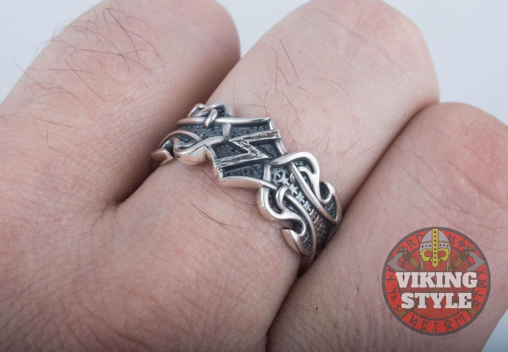 Sowelu Ring II - Runic, 925 Silver