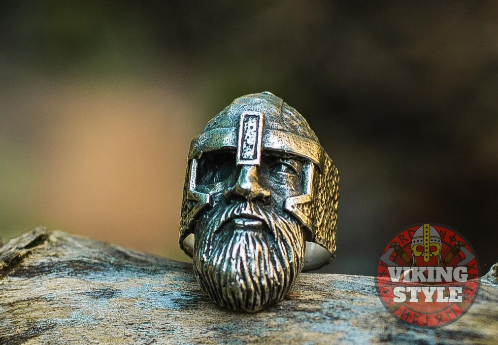 Viking Helmet Ring - Odin, 925 Silver