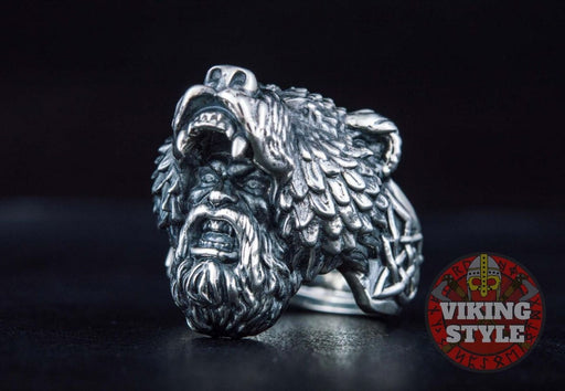 Viking Rings - Berserker Ring 925 Silver