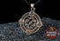 Huginn & Muninn Pendant - Norse Symbols, Bronze