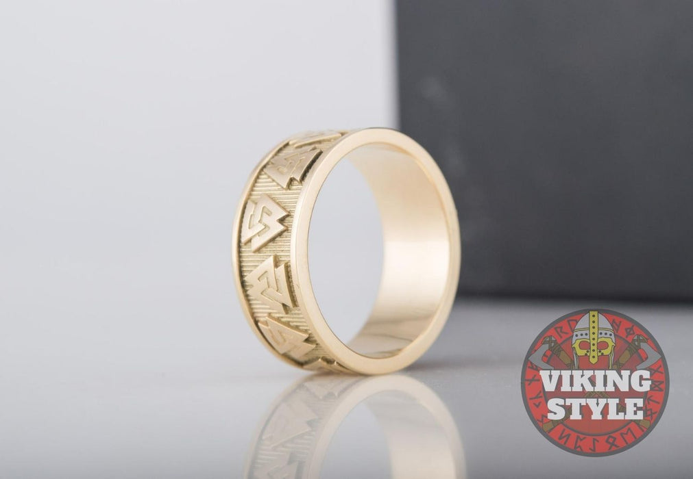 Valknut Ring - Gold