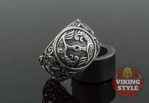 Viking Rings - Huginn & Muninn Silver Ring