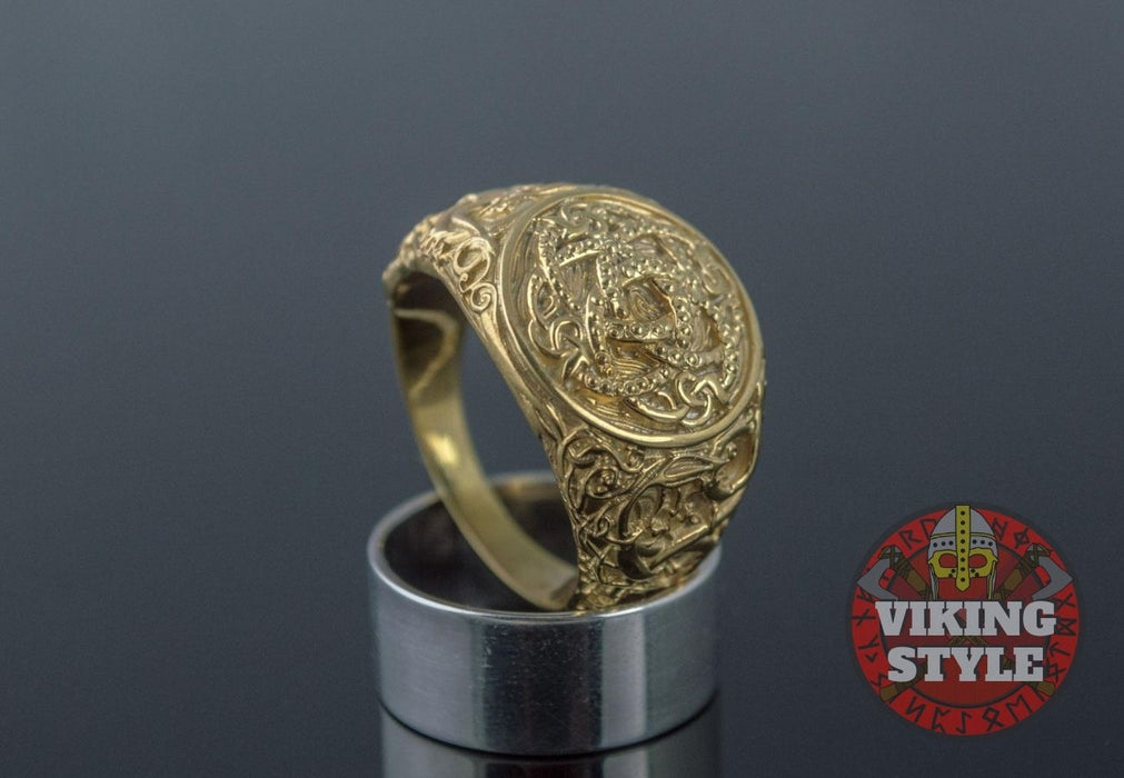 Jörmungandr Ring - Urnes, Gold