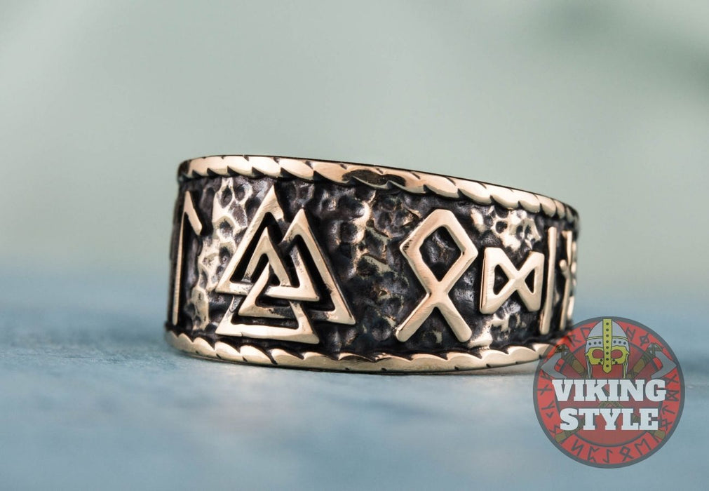 Valknut Ring - Odin Collection, Bronze