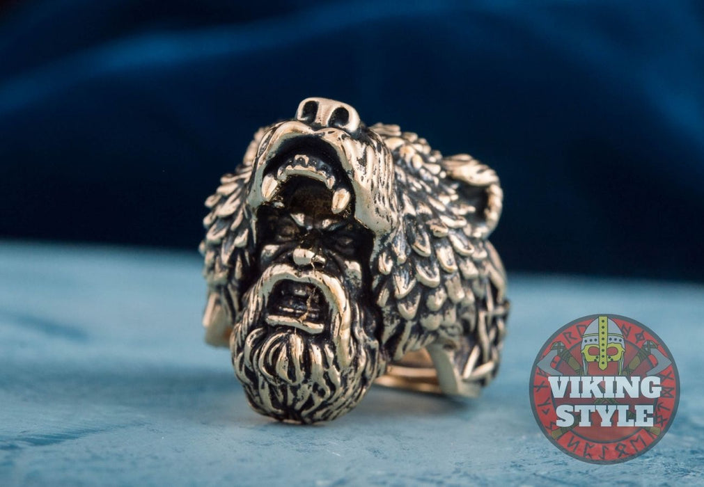 Viking Ring - Berserker, Bronze