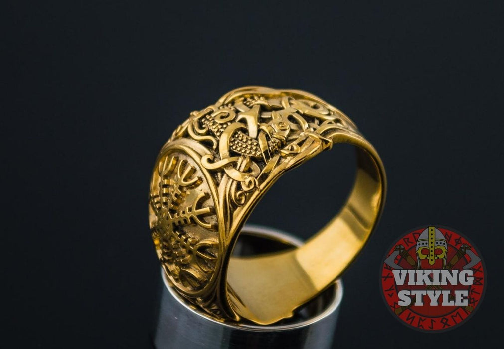 Ægishjálmur Ring - Mammen, Gold