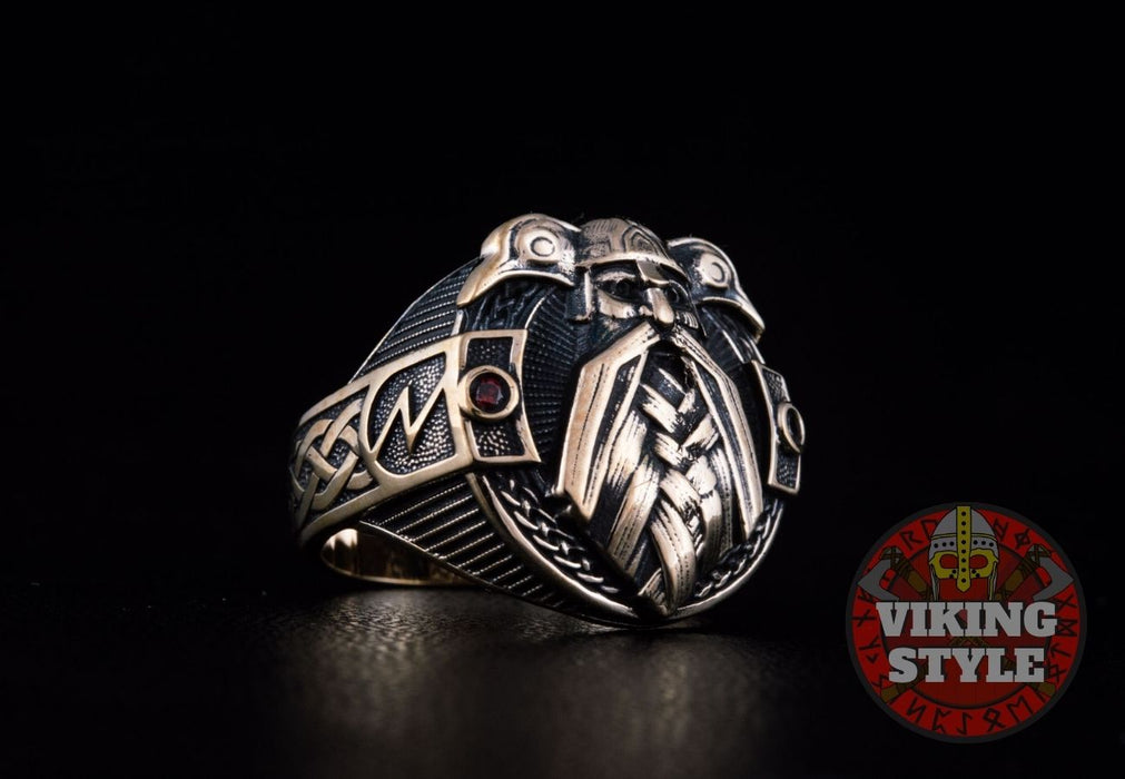 Odin Ring - Allfather, Bronze