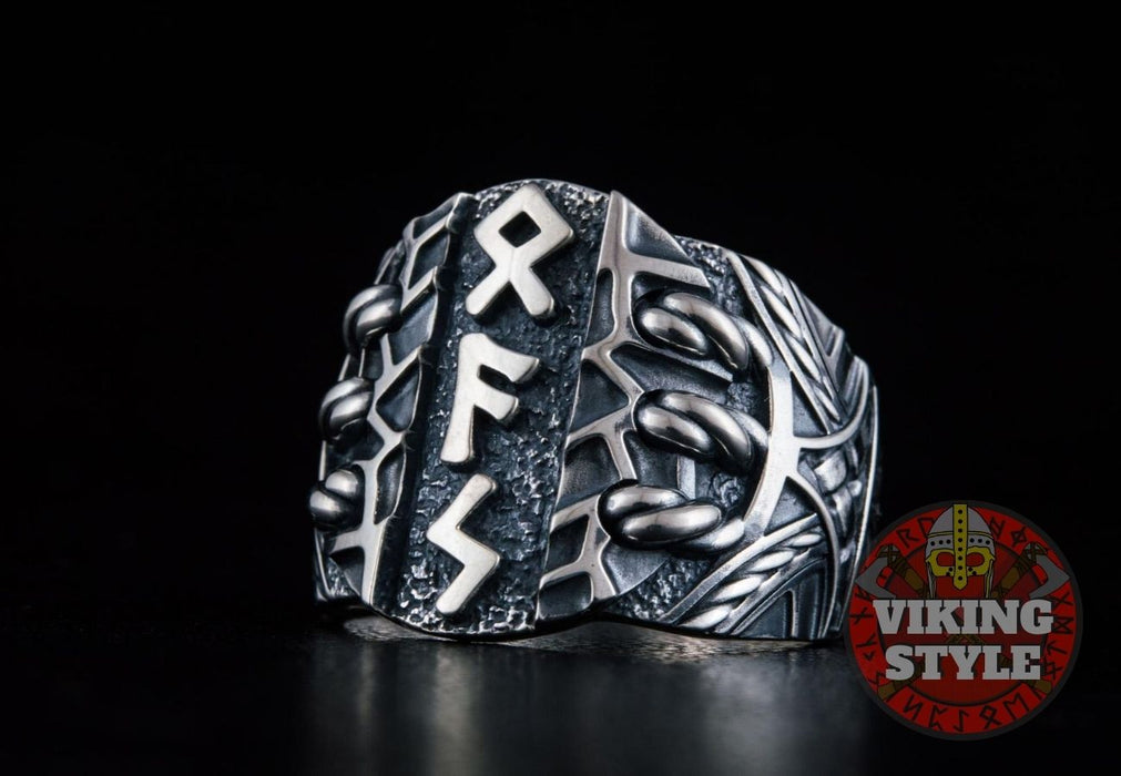 Runic Ring - 925 Silver